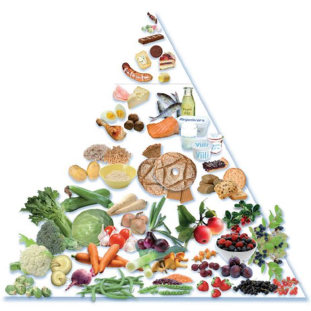 Pirámide de la dieta del Mar Báltico.