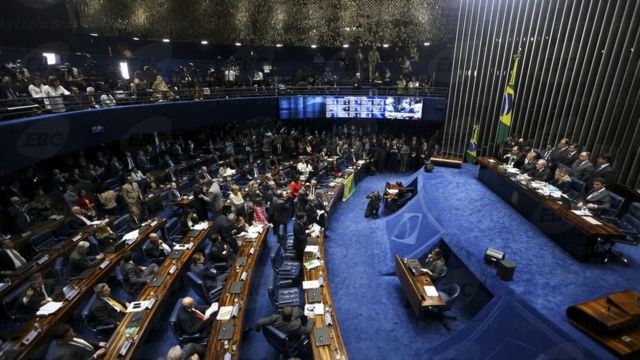Votação no Senado sobre impeachment de Dilma Rousseff
