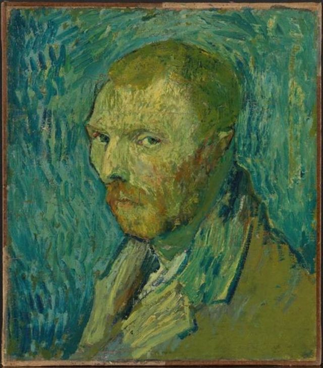 Autorretrato (final de agosto de 1889), Vincent van Gogh, Museu Nacional de Arte, Arquitetura e Desenho de Oslo, na Noruega
