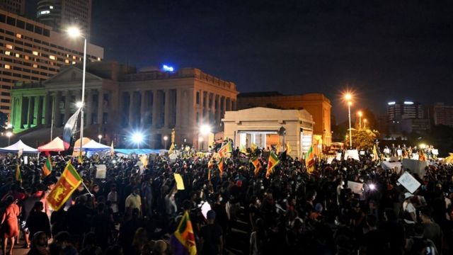 இலங்கை - போராட்டம்