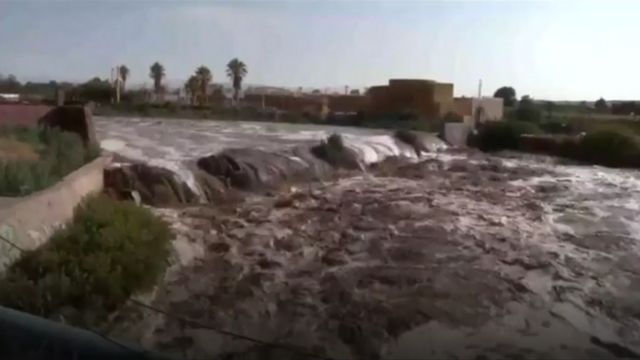 Şili'de yağmur fırtınası