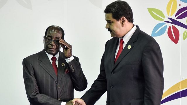 Mugabe e Maduro