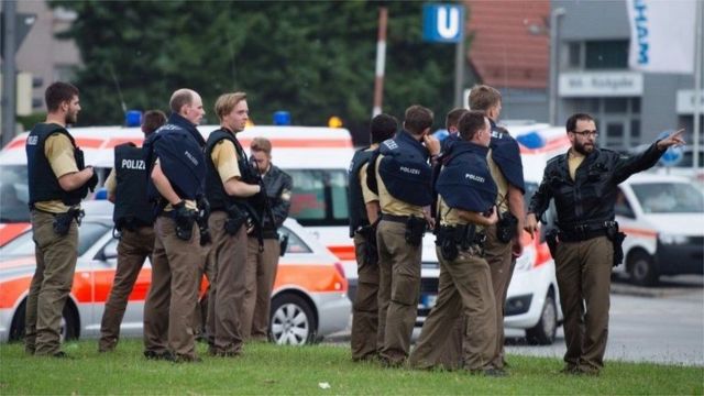 Police operation in Munich