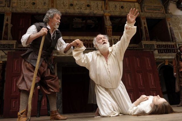 Eine erlaubte Aufführung von Hamlet "Der Globus" in London