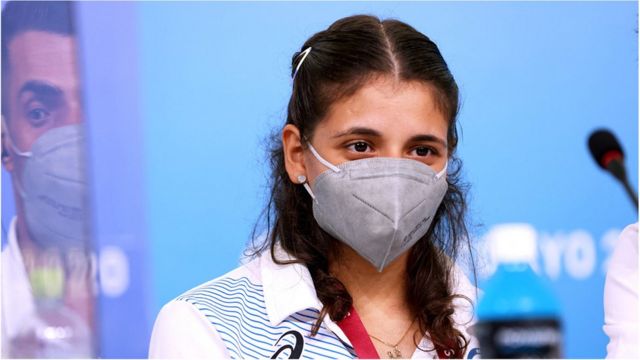 Alia Issa Mülteci Paralimpik Takımı'nın altı üyesinden biri.