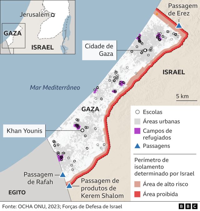 Cidade de Gaza é uma das mais velhas do mundo, já foi ocupada por