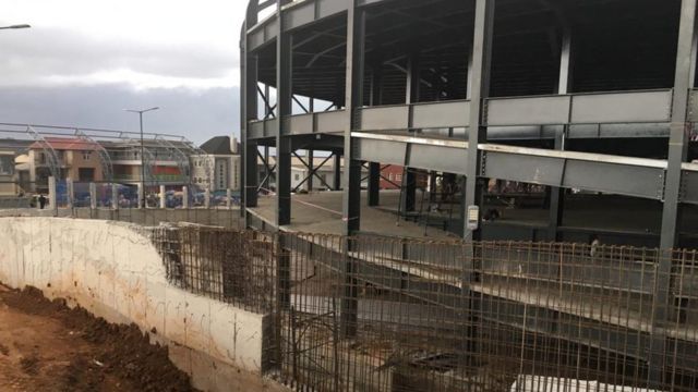 Oshodi Transport Interchange wey dey under construction