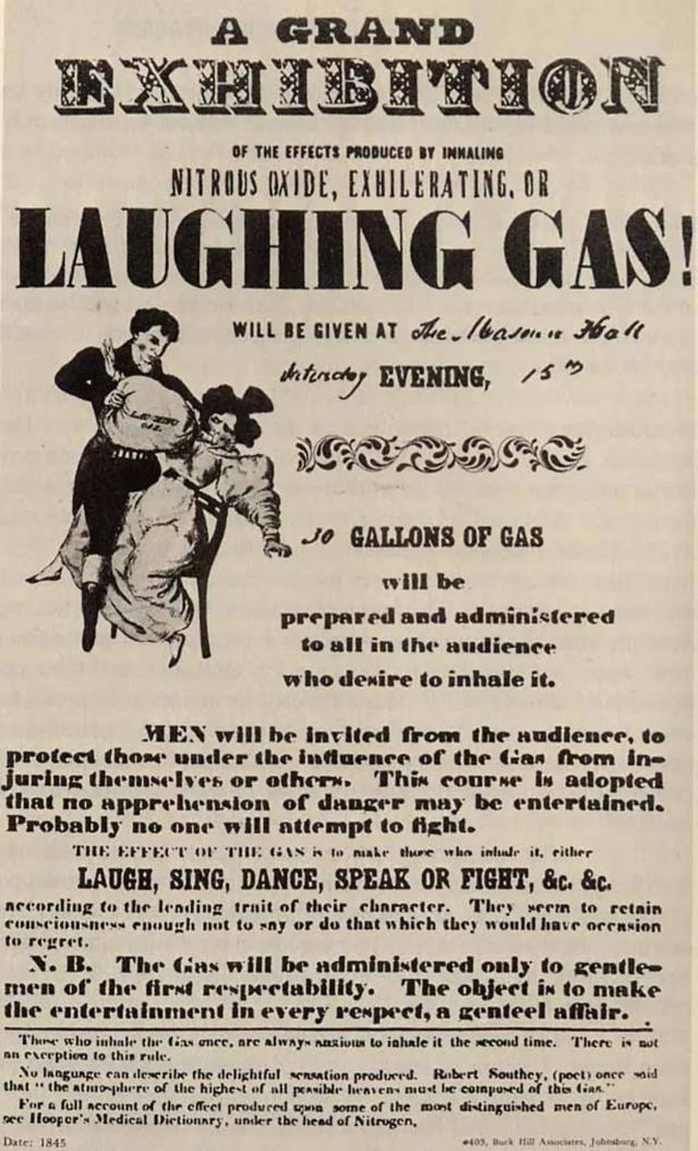 Affiche du gaz hilarant