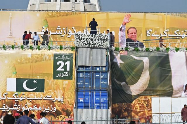 نواز شریف کی واپسی نواز شریف کو چار سال بعد ملکی سیاست، عدلیہ، فوج اور