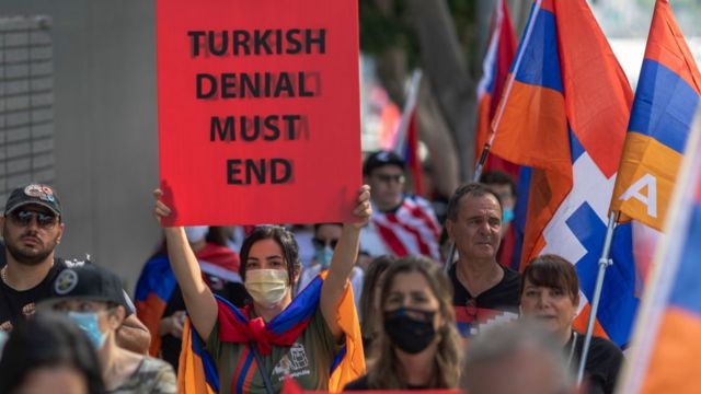 abd'de ermenilerin protestosu