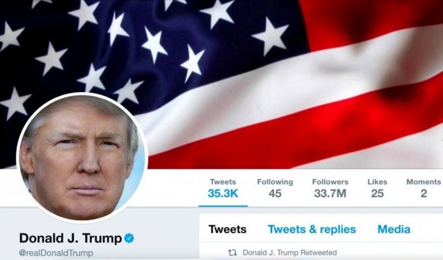 Trump'ın Twitter hesabı