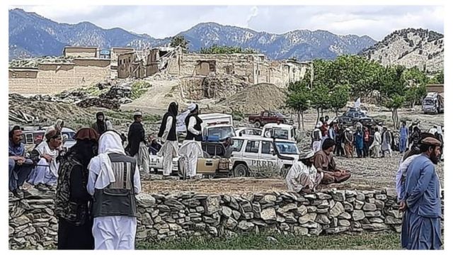 Kerusakan akibat gempa di Afghanistan