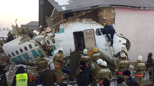 Avión accidentado