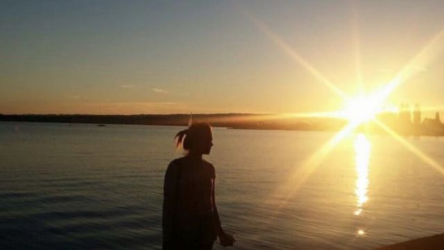 foto da silhueta de Katrina*