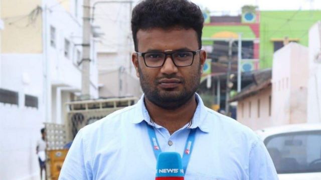 தமிழ்நாடு செய்தியாளர் நேச பிரபு மீது தாக்குதல்