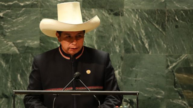 Pedro Castillo, presidente de Perú