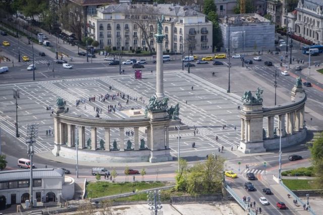Macaristan'ın başkenti Budapeşte'den bir görüntü