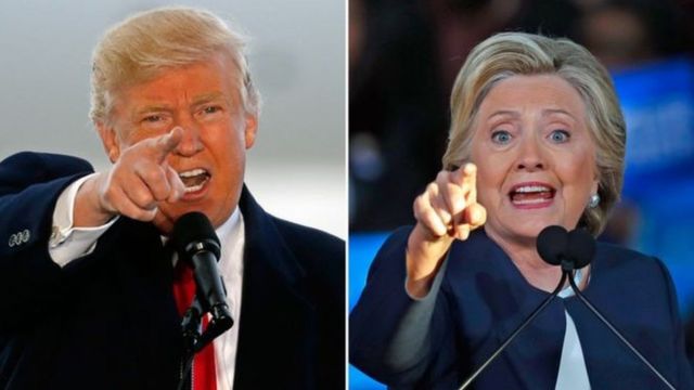 Trump dan Clinton