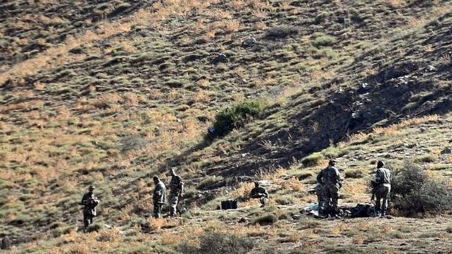 La prise de l'impressionnant arsenal de guerre a été effectuée en l'espace de 24 heures.