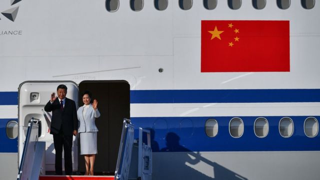 中國國家主席習近平到訪澳門，出席紀念治權移交20週年的活動，是他第三次到訪當地。