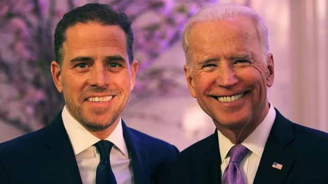 Hunter y Joe Biden