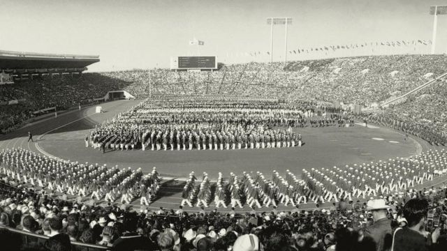 Abertura dos Jogos Olímpicos de Tóquio em 1964