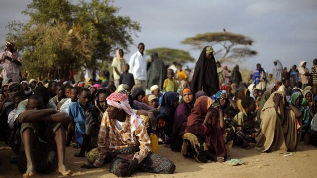 Entre 250 000 et 350 000 réfugiés somaliens vivent dans le camp de Dadaab.