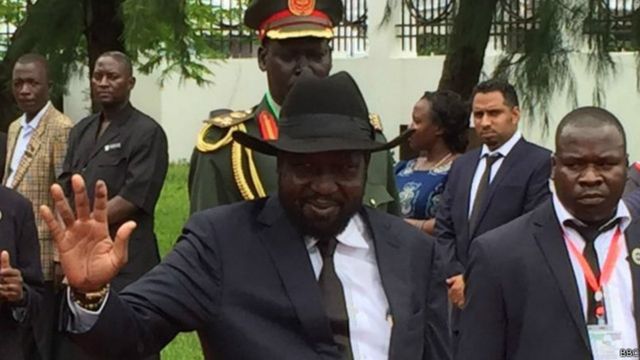 Salva Kiir le président sud-soudanais
