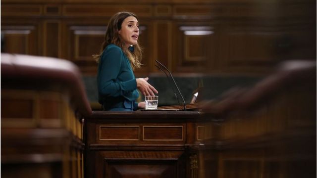 Irene Montero, ministra de Igualdad en España