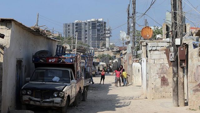 Barrio pobre en Líbano
