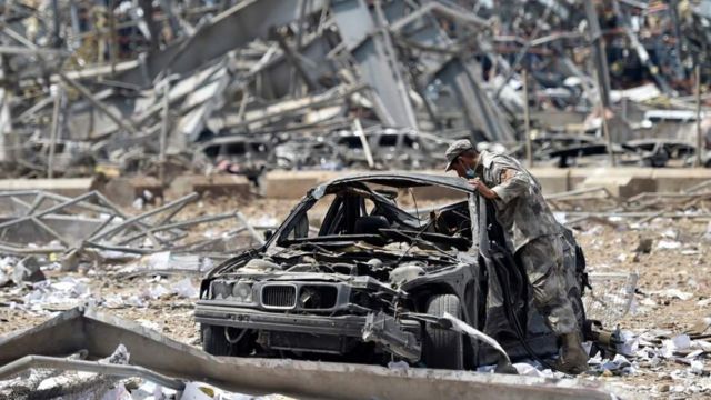 Dampak ledakan hebat di Beirut, Lebanon