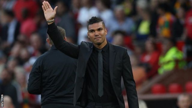 Casemiro: Manchester United introduce Brazilian as new signing at Old Trafford - BBC Sport