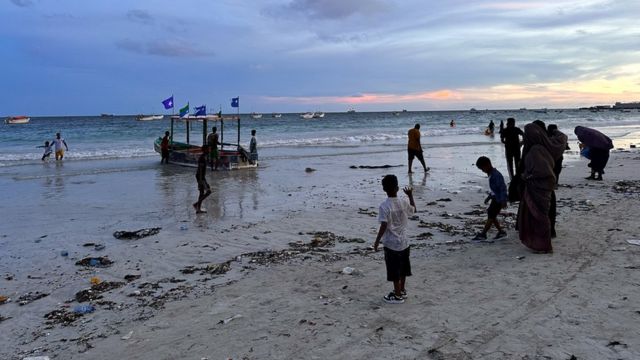 Playa por la noche