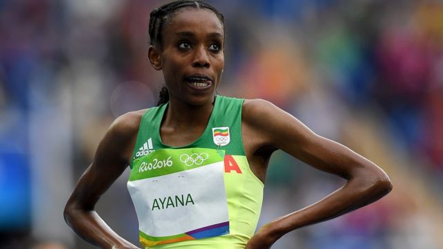 Almaz Ayana nos Jogos Olímpicos do Rio