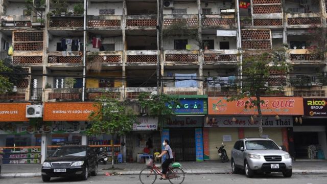 Một khu chung cư ở Hà Nội