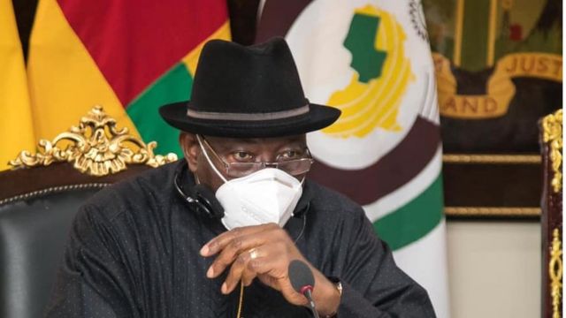 Ecowas mediator on the crisis of Mali Goodluck Jonathan