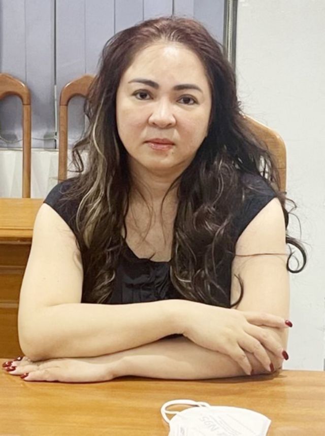 Bà Nguyễn Phương Hằng thời điểm bị bắt