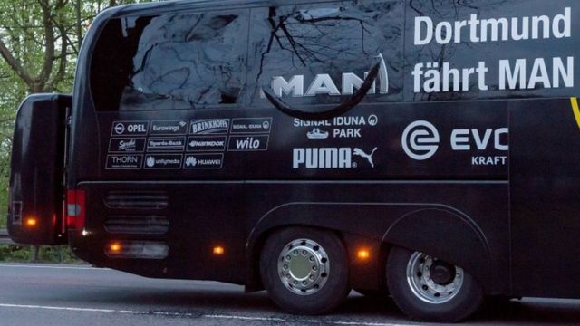 Dortmund team bus