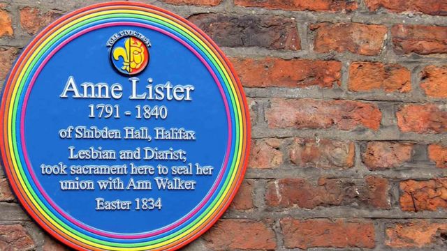Placa dedicada a Anne Lister