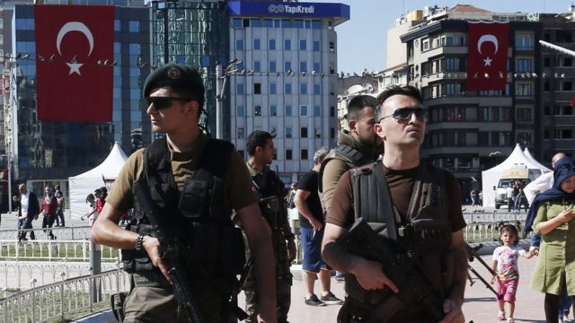 Спецсилы на площади Таксим 21 июля