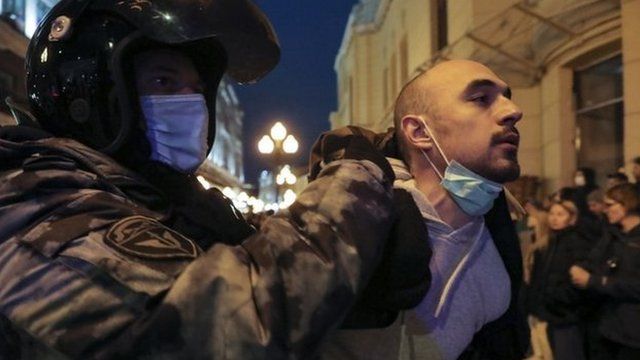 Protesta en Rusia