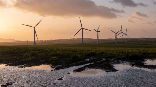 Ветряная электростанция в Северном Уэльсе