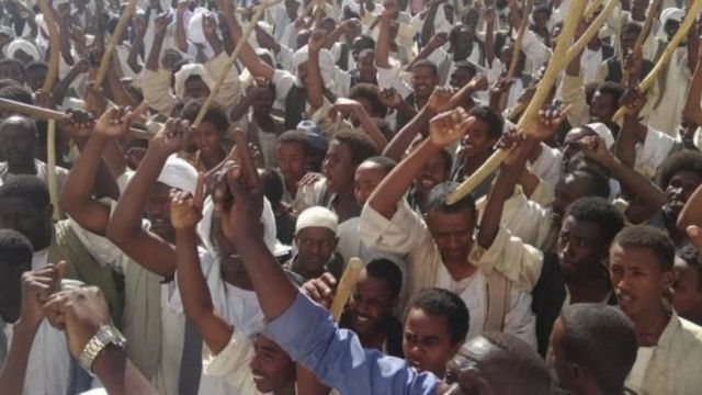 لقطة من المظاهرات