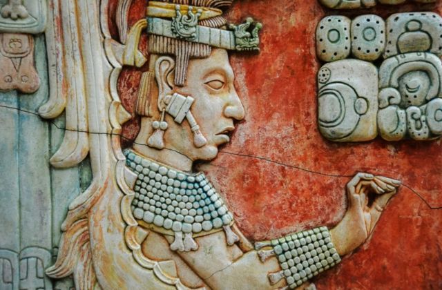 Una de las ciudades en la que Proskouriakoff trabajó fue Palenque, de donde es este jeroglífico maya.