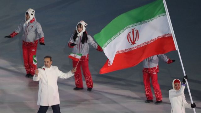 رژه ورزشکاران ایرانی -