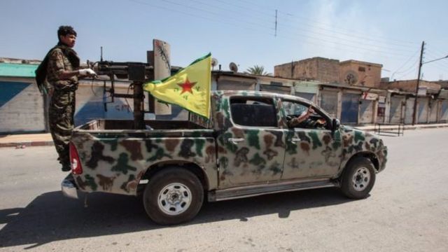 Turkia ivuga ko abagwanyi b'aba kurde bp muri Syria (YPG) bafitaniye isano n'aba PKK bo muri Turkia