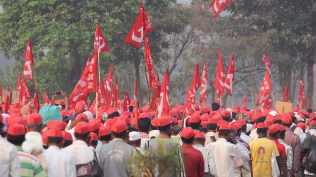 शेतकरी लाँग मार्च