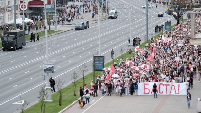 Марш в Минске