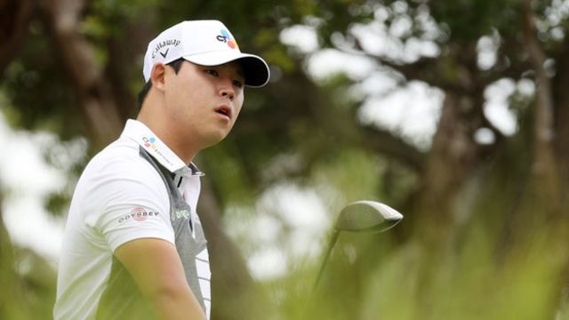 지난주 도쿄 올림픽 남자 골프 대회에서 32위를 차지한 김시우 선수
