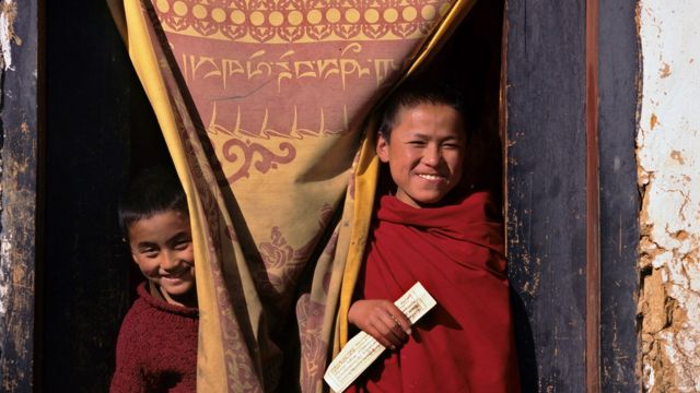 不丹儿童
